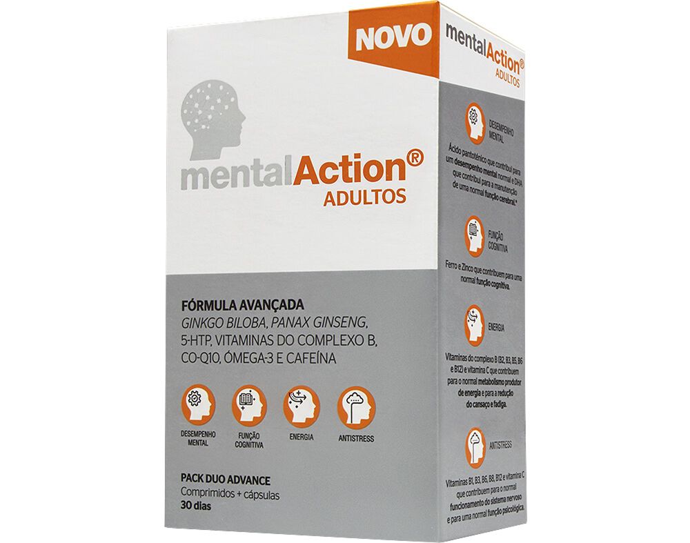 SUPLEMENTO MENTALACTION ADULTOS 30 COMPRIMIDOS