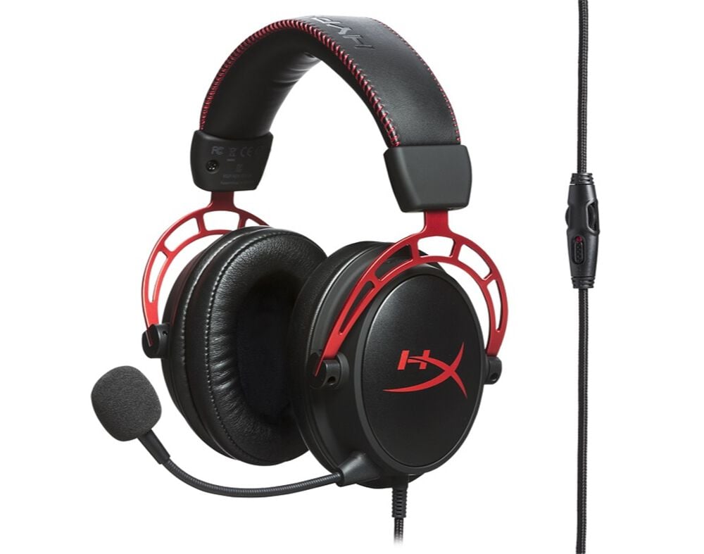 AUSCULTADORES GAMING HYPERX CLOUD ALPHA VERMELHO image number 1