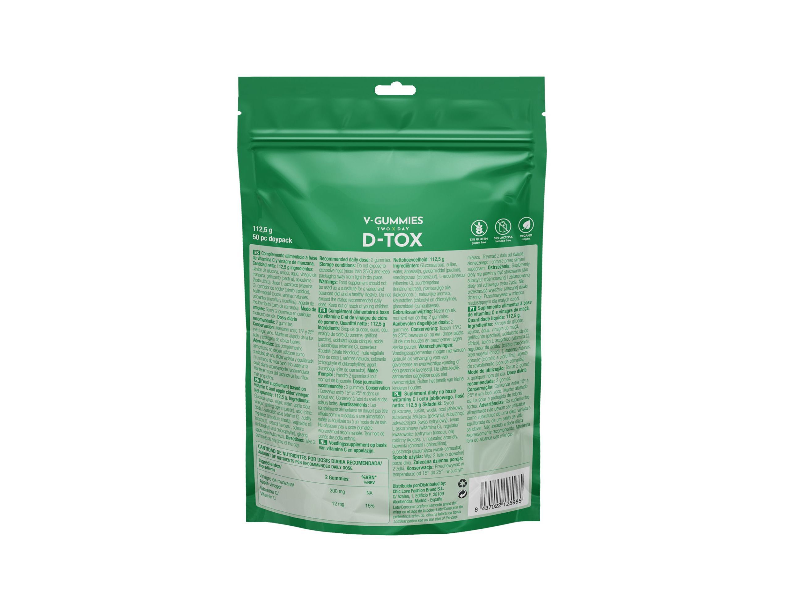 GOMAS DETOX V-GUMMIES image number 1