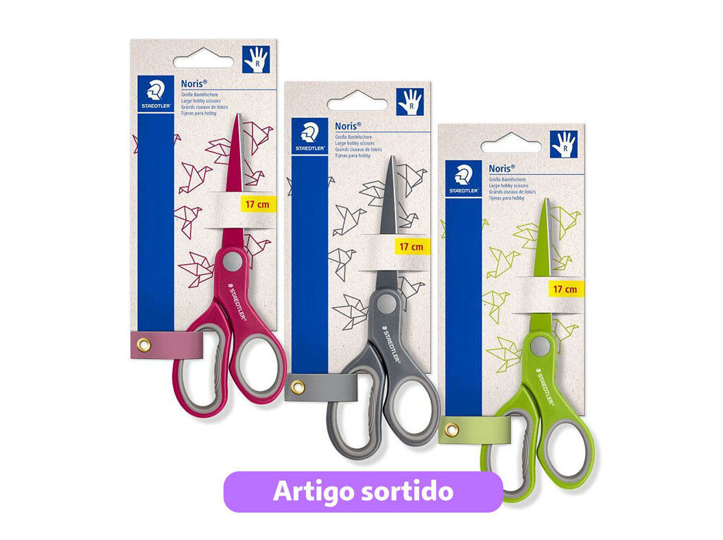 TESOURA STAEDTLER NORIS CLUB 17CM CORES SORTIDAS