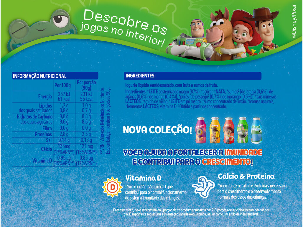 IOGURTE YOCO L&Atilde;FQUIDO FRUTAS VARIADAS 6X90G image number 1