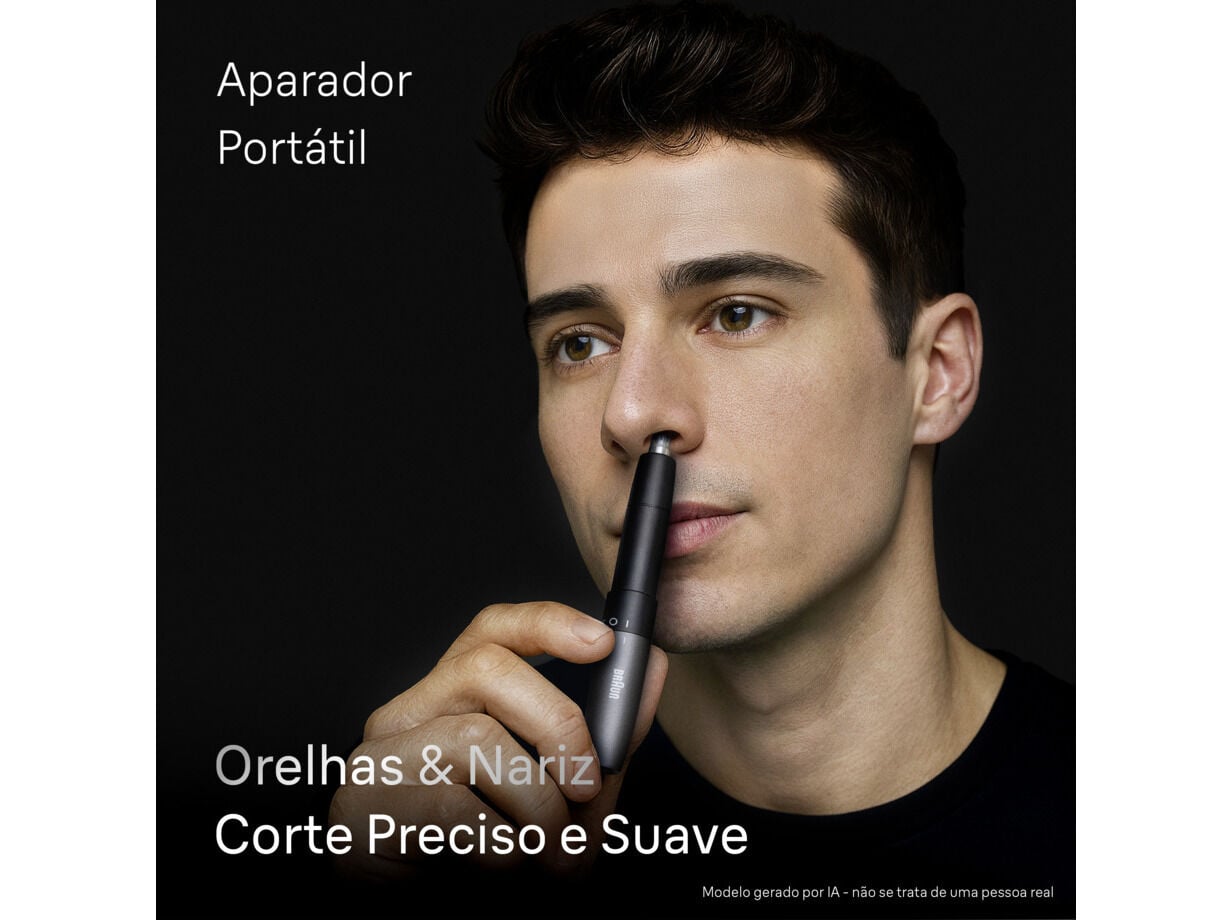 APARADOR DE NARIZ E ORELHAS BRAUN EN20 1UN PRECISE&GENTLE TRIM image number 1