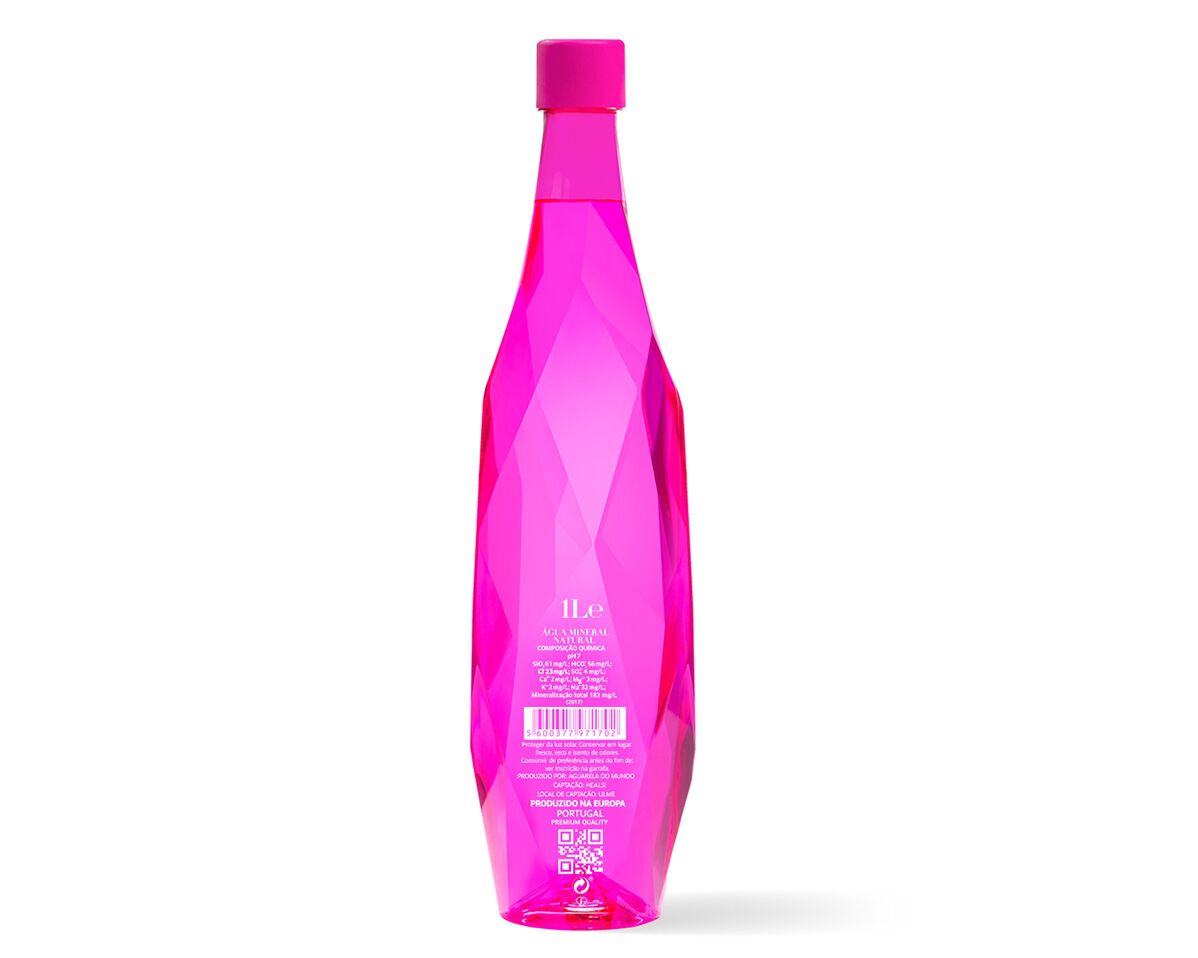 &Aacute;GUA HEALSI MINERAL FUCSHIA 1L image number 1