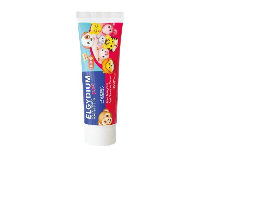 PASTA ELGYDIUM KIDS EMOJI MORANGO 50ML