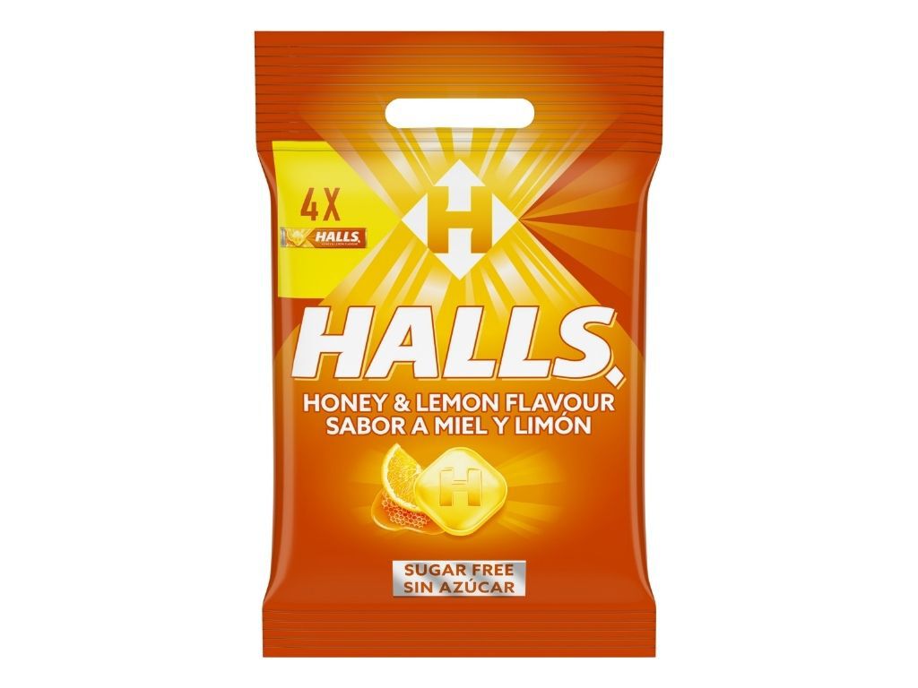 REBU&Ccedil;ADOS HALLS MENTOLMEL E LIM&Atilde;O 134G