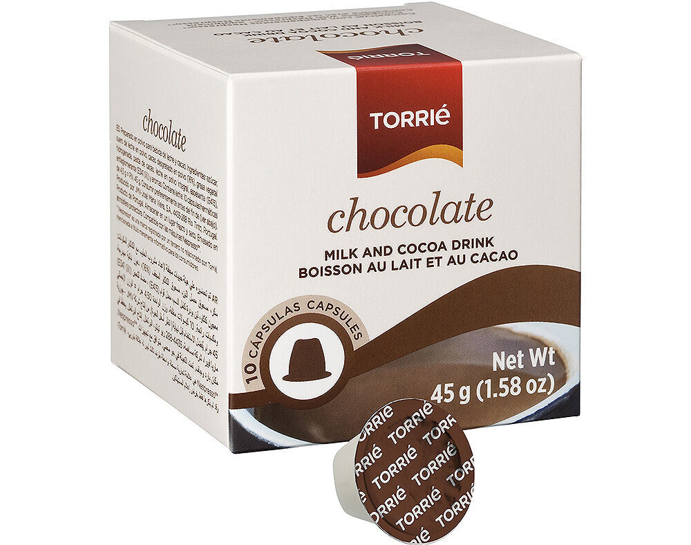 C&Aacute;PSULAS TORRI&Eacute; CHOCOLATE SOL&Uacute;VEL 10UN image number 0