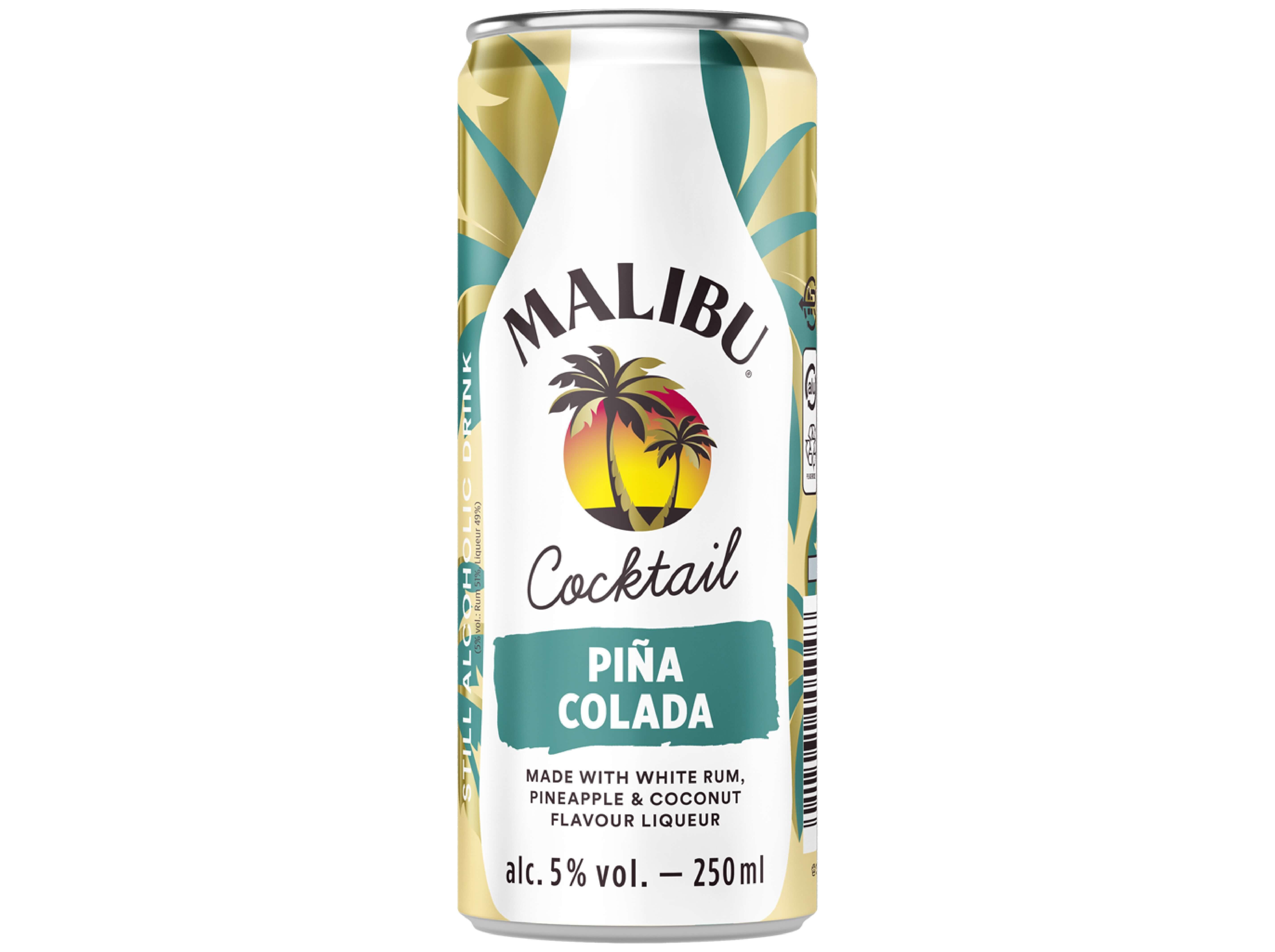 COCKTAIL MALIBU PINA COLADA 0.25L (SDR) image number 1