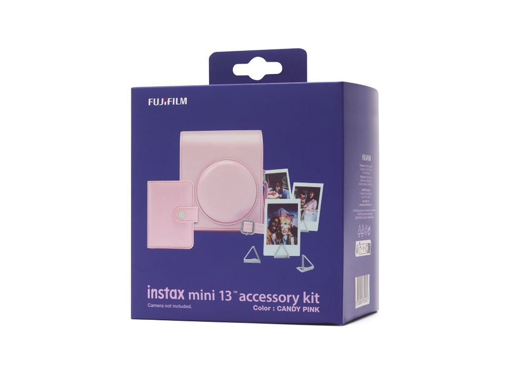 KIT ACESSORIOS FUJIFILM MINI 13 ROSA
