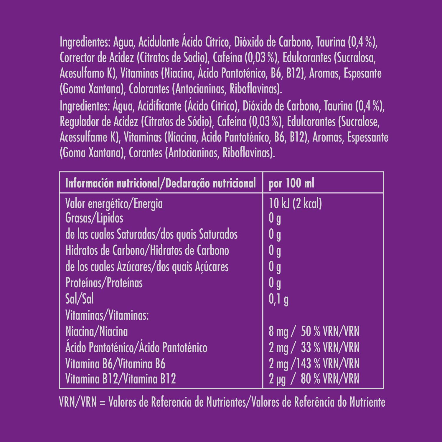 BEBIDA ENERG&Eacute;TICA RED BULL SUGAR FREE A&Ccedil;A&Iacute; EDITION 0.25L image number 1