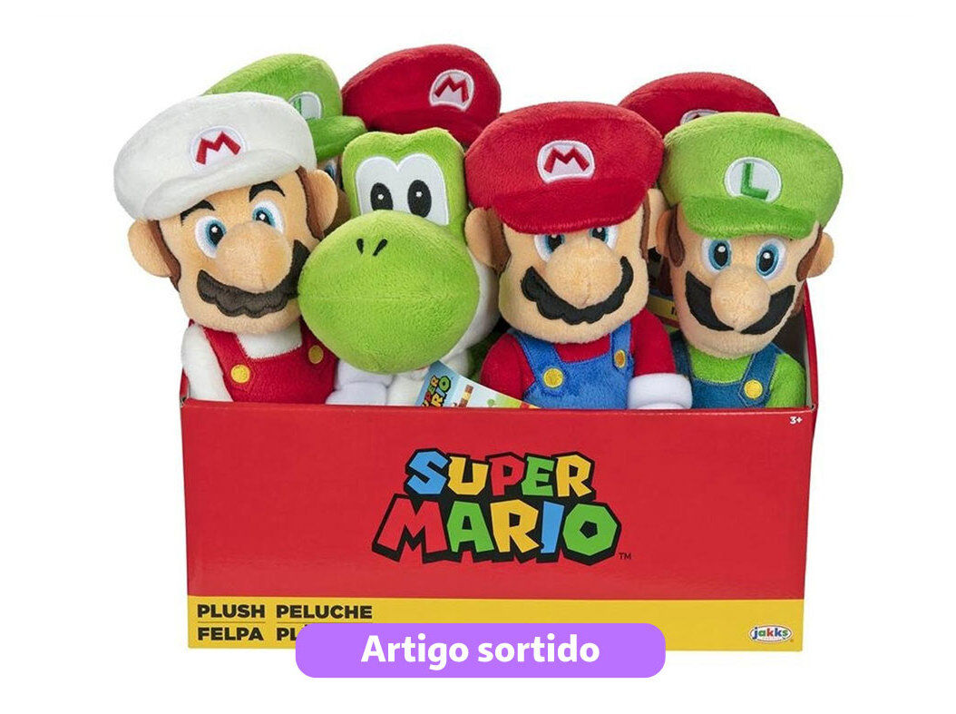 PELUCHE SUPER M&Aacute;RIO 23 CM MODELOS SORTIDOS image number 0
