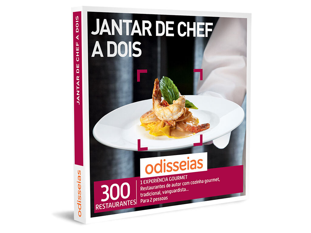 PACK ODISSEIAS JANTAR DE CHEF A DOIS
