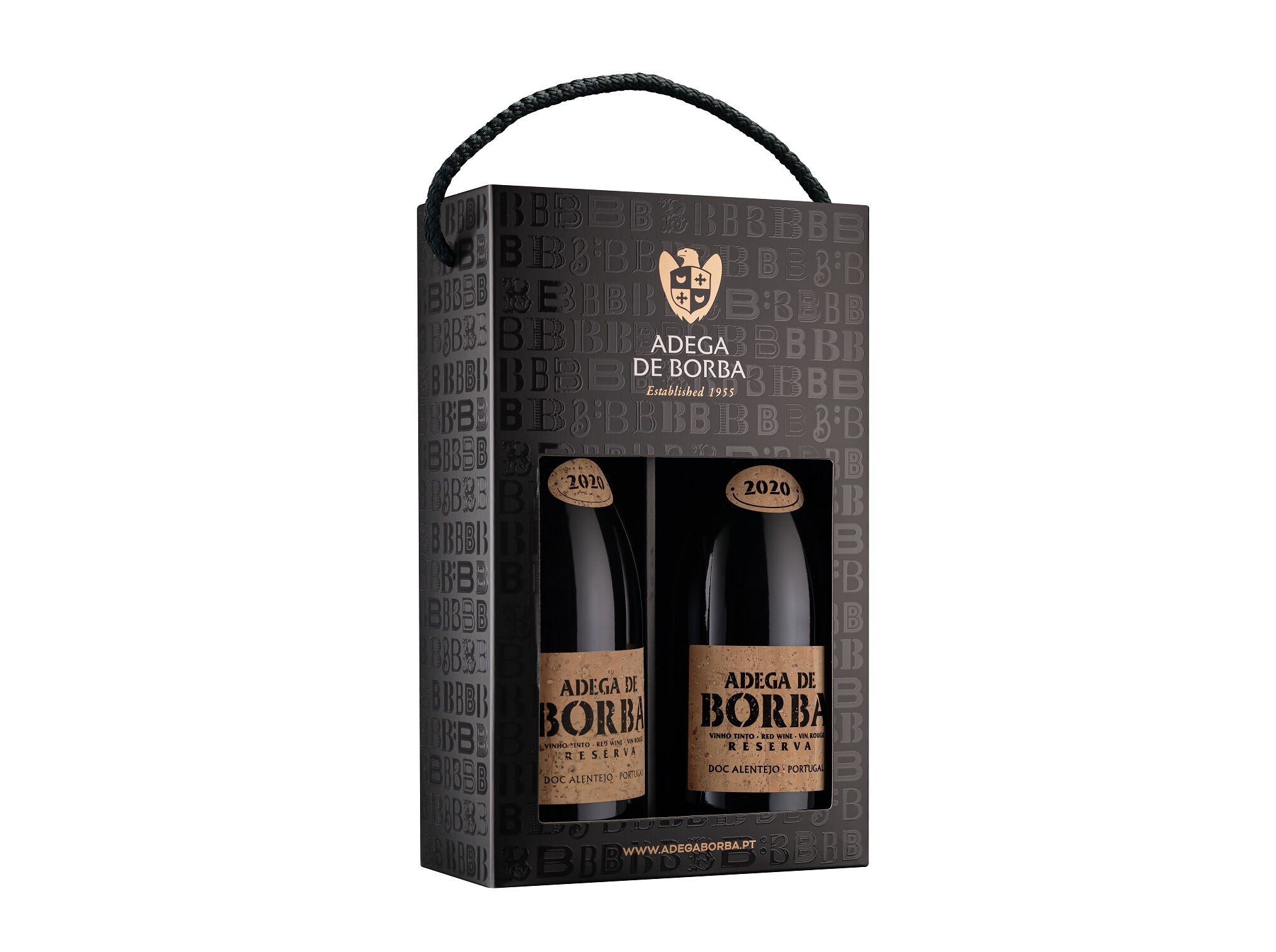 CONJUNTO VINHO ADEGA BORBA RESERVA ALENTEJO 2X0.75L image number 0