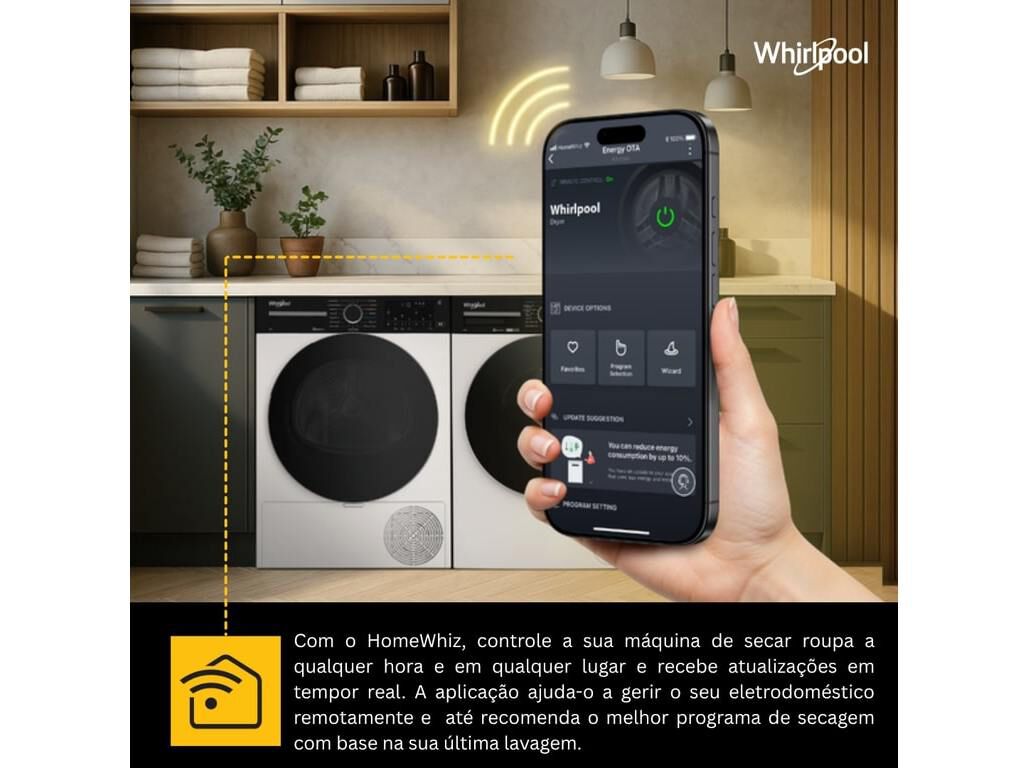 M&Aacute;QUINA DE SECAR ROUPA WHIRLPOOL C WD 84M WBS SPT C 8KG image number 3