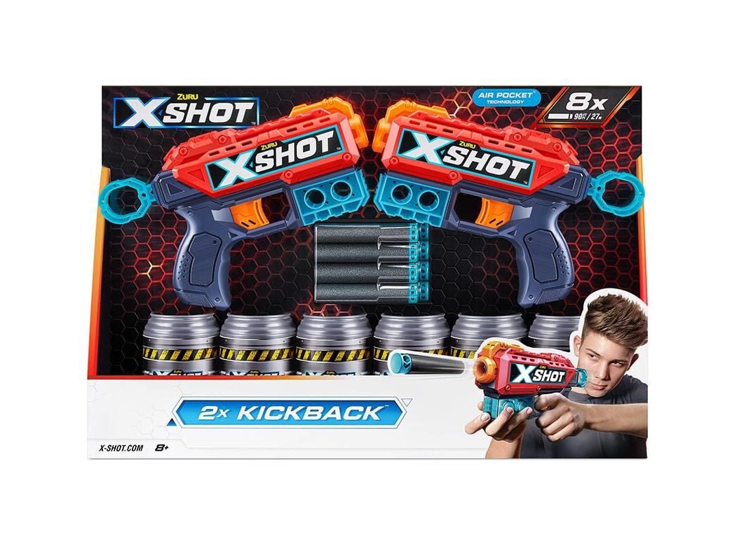 DOUBLE KICKBACK ZURU 8 DARDOS