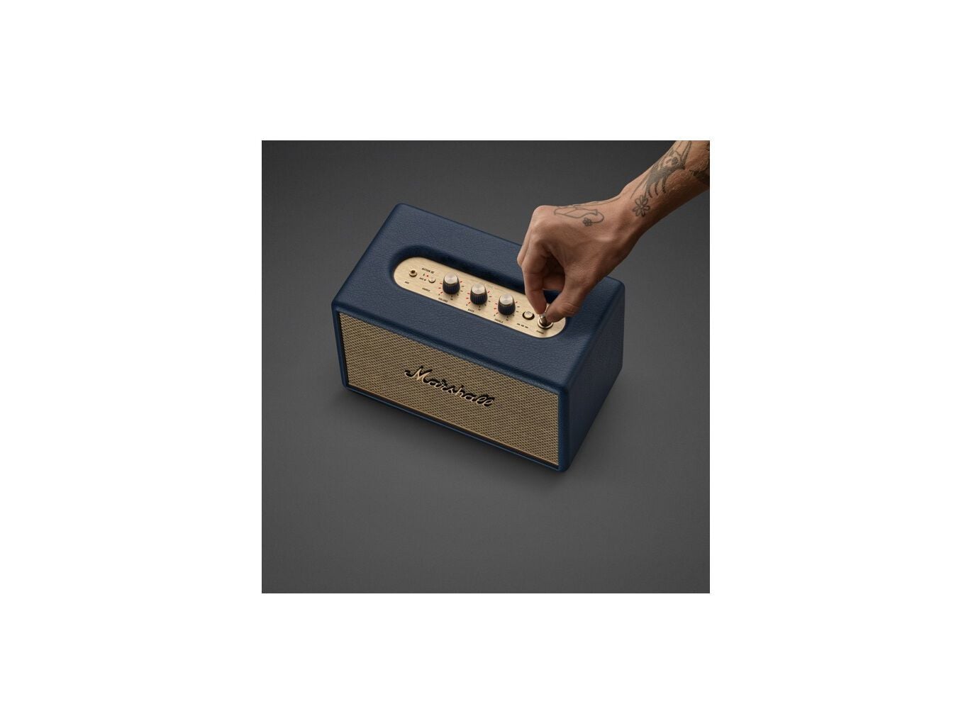 COLUNA PORTATIL BT MARSHALL ACTON III AZUL image number 2