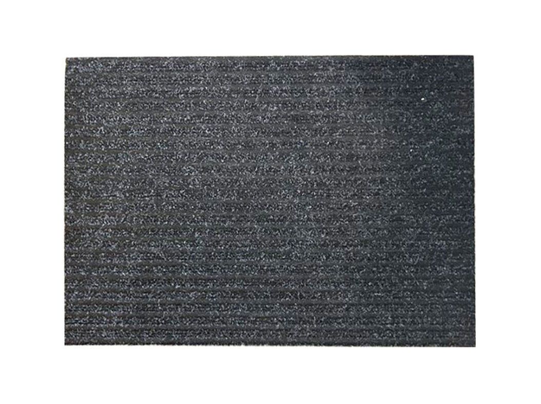 TAPETE ENTRADA AUCHAN ESSENCIAL PRETO 40X60CM image number 0