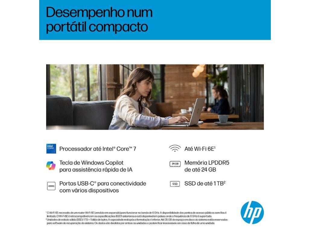 PORT&Aacute;TIL HP OMNIBOOK 5 FLIP 2-IN-1 14-FP0034NP (14" INTEL I5/RAM:16GB/1TB INTEL IRIS X GRAPHICS) image number 5