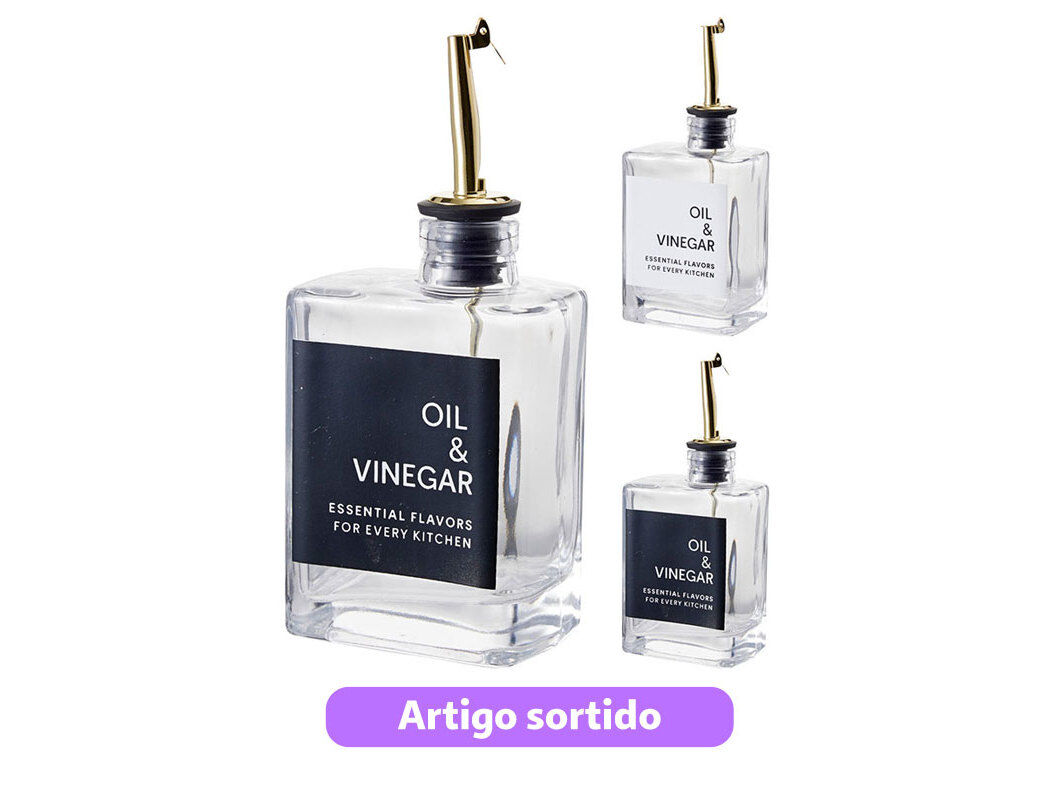 GALHETEIRO EXCELLENT HOUSEWARE VIDRO 280ML MODELOS SORTIDOS