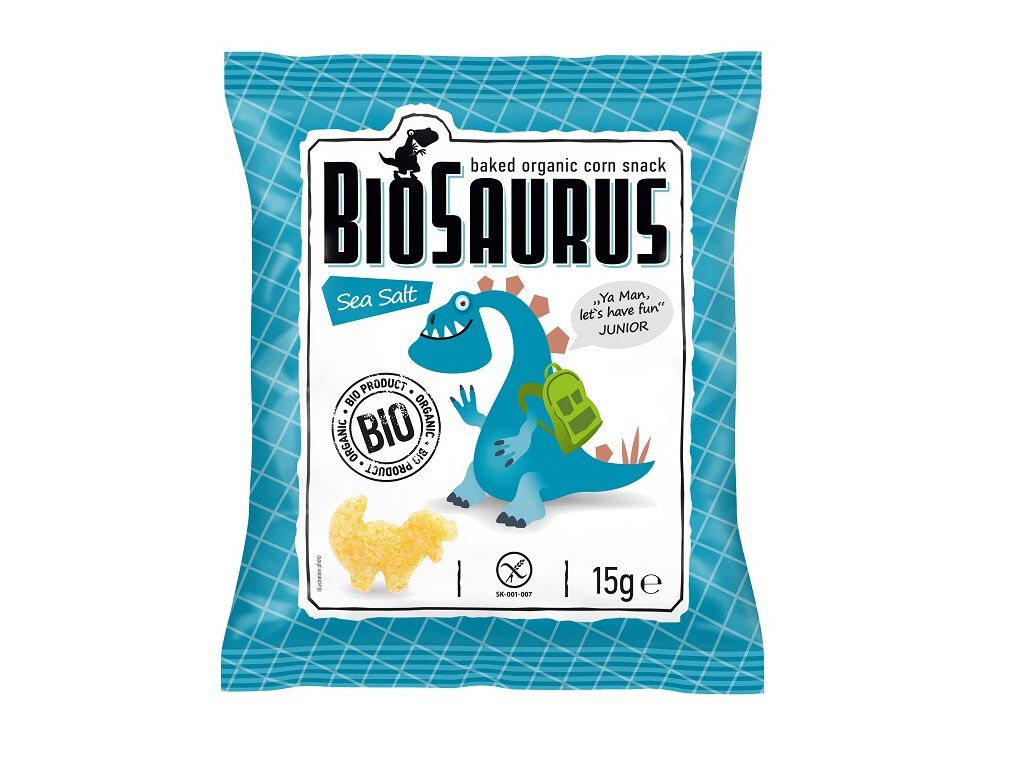 SNACK BIOSAURUSSAL MILHO NO FORNO MARINHO BIO 15G
