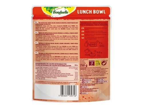 Lunch Bowl Bulgur Bonduelle 250g | Auchan