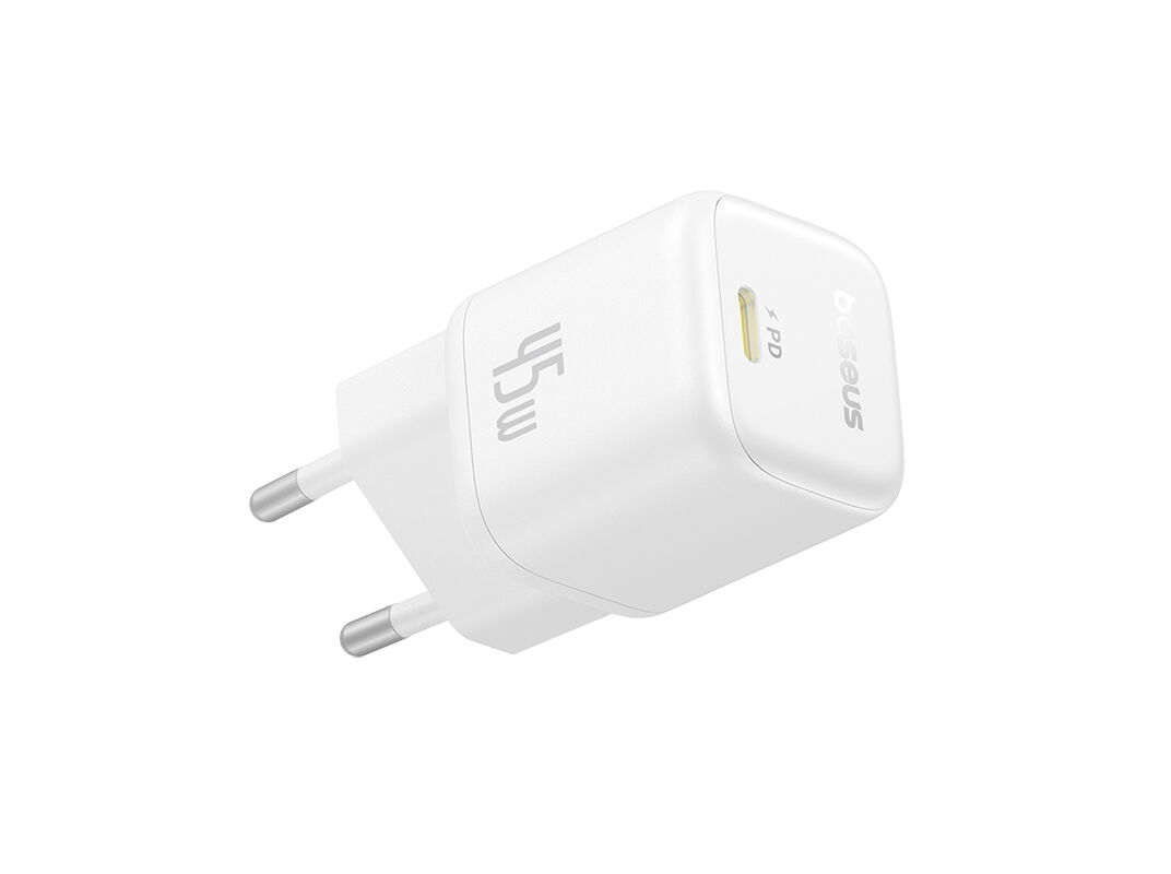 CARREGADOR BASEUS MOON WHITE PICOGO USB-C 45W image number 3