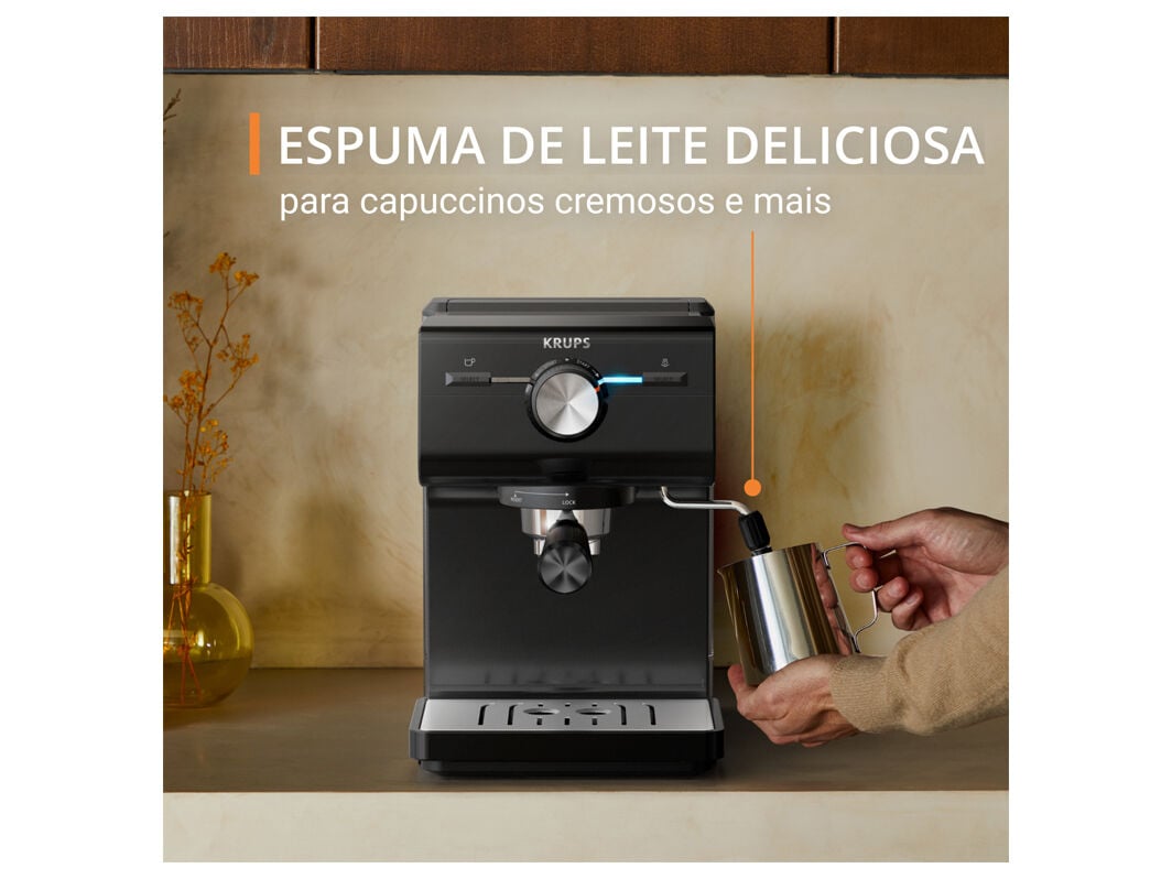 M&Aacute;QUINA DE CAF&Eacute; EXPRESSO MANUAL KRUPS XP381810 AUTHENTIC image number 4