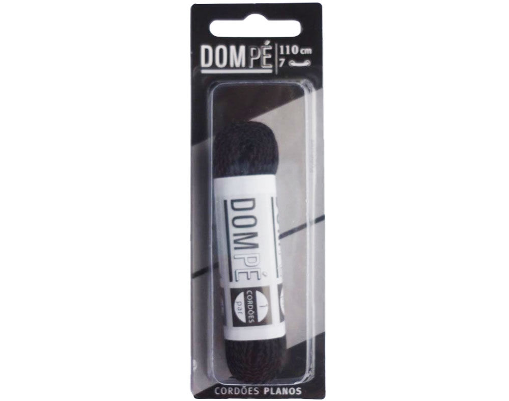 CORDAO PLANO DOM P&Eacute; PRETO 110CM image number 0