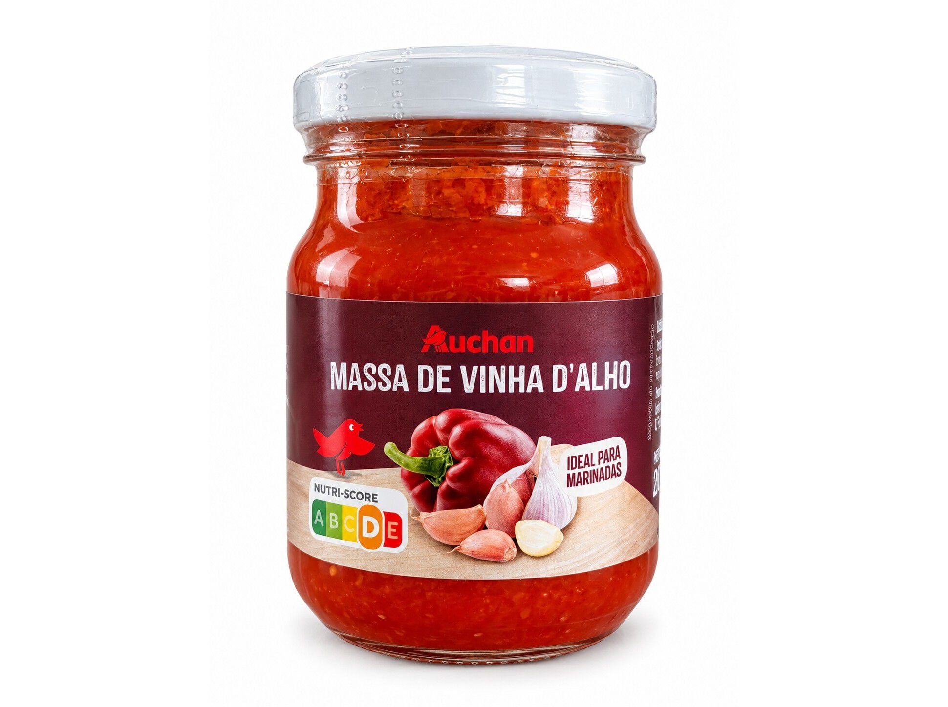 MASSA VINHA D`ALHO AUCHAN SEM GL&Uacute;TEN 200G image number 0