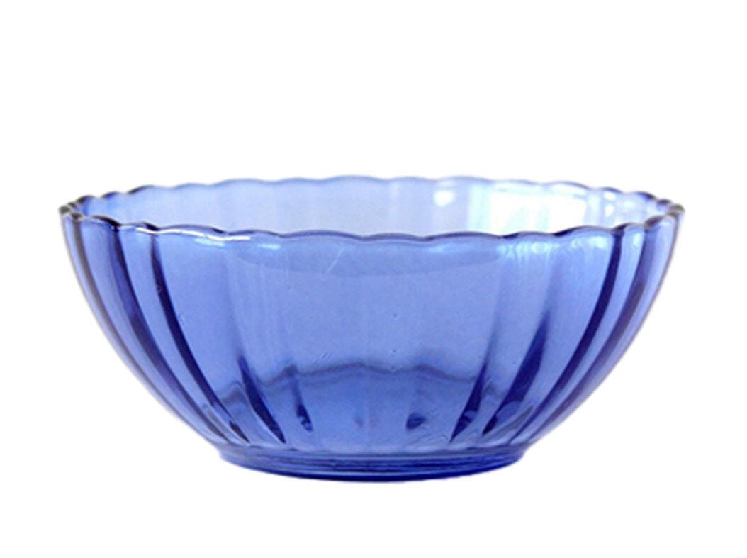 TA&Ccedil;A LUNA AZUL VIDRO &Oslash;12CM