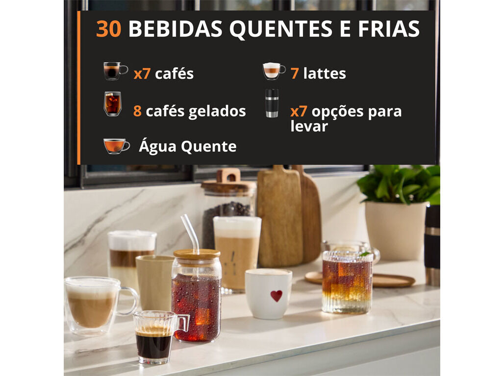 M&Aacute;QUINA CAF&Eacute; EXPRESSO AUTOMATICA KRUPS EA918GE0 SENSATION ELITE image number 2