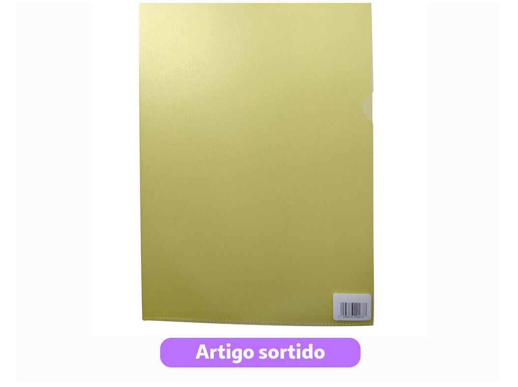 CAPA POLIPROPILENO A4 115 MICRONS CORES SORTIDAS image number 1