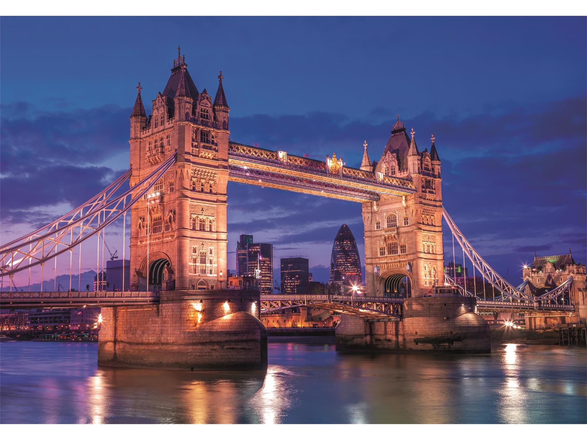 PUZZLE TOWER BRIDGE CLEMENTONI 1000 PE&Ccedil;AS image number 1