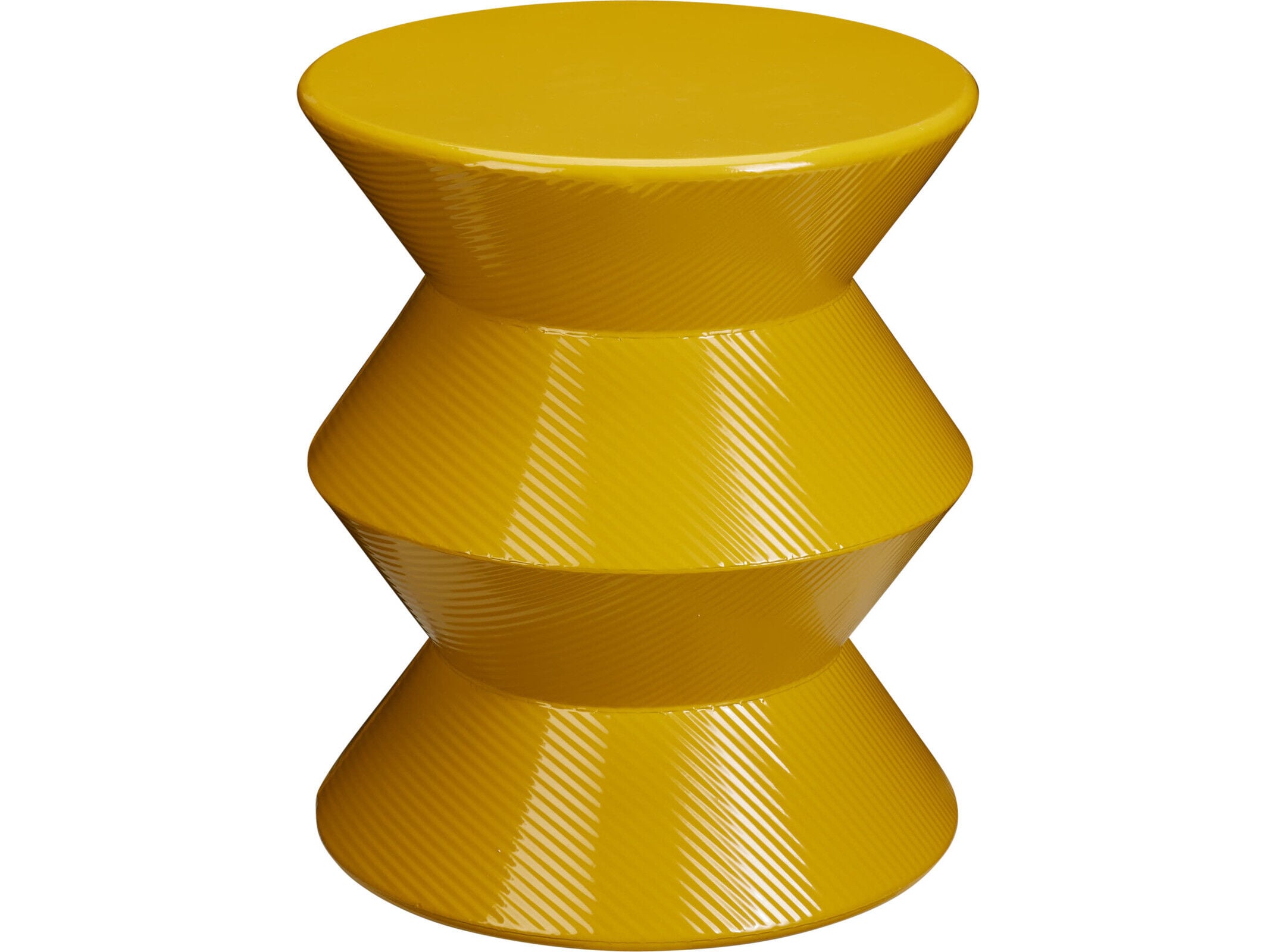 MESA AMARELA 30.5X30.5X36CM
