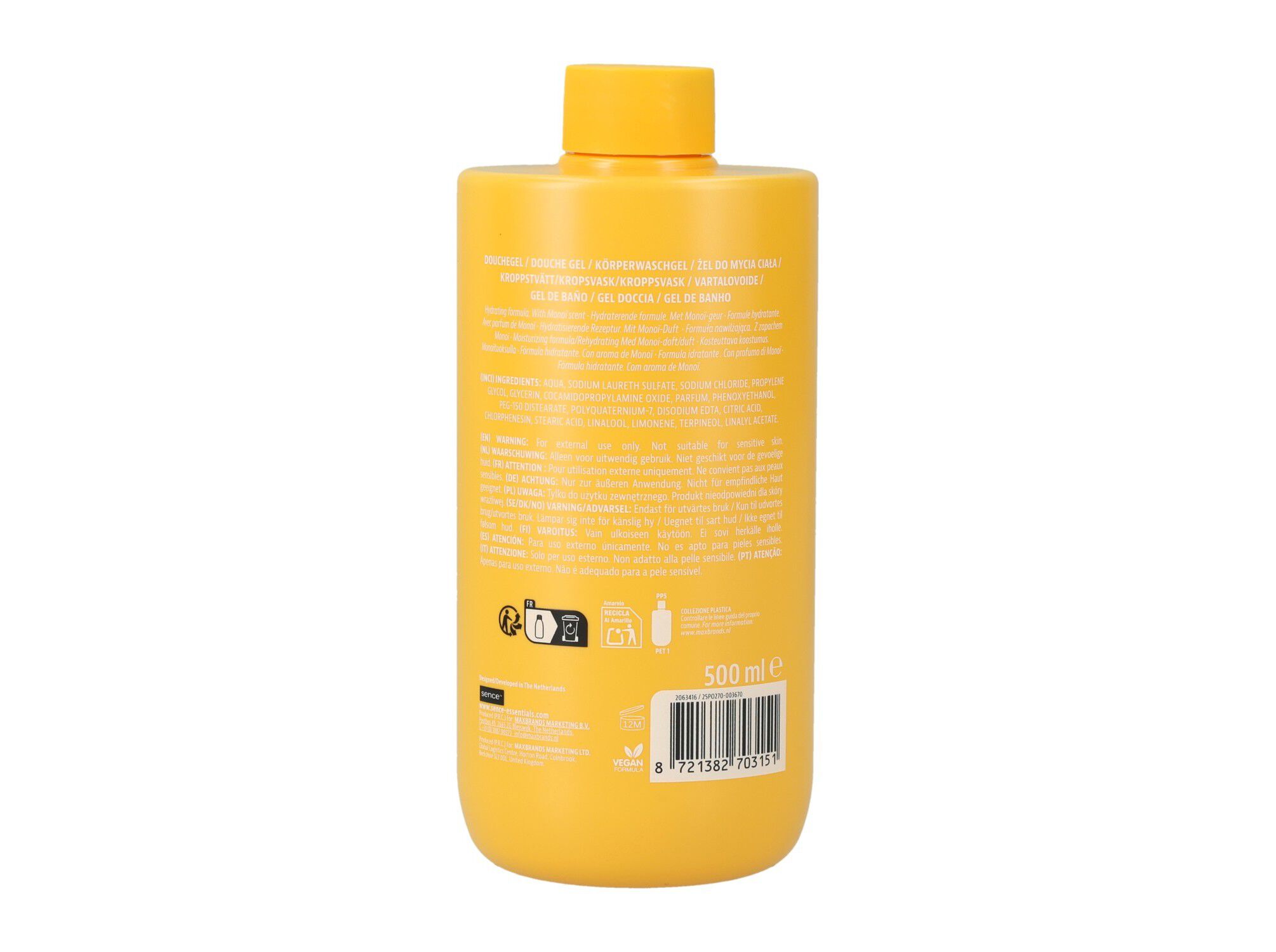 GEL DE BANHO SENCE MONOI 500 ML image number 2