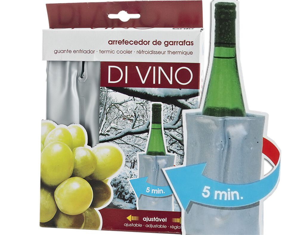 REFRIGERADOR DE GARRAFA DE VINO PVC 19X15X3.5CM