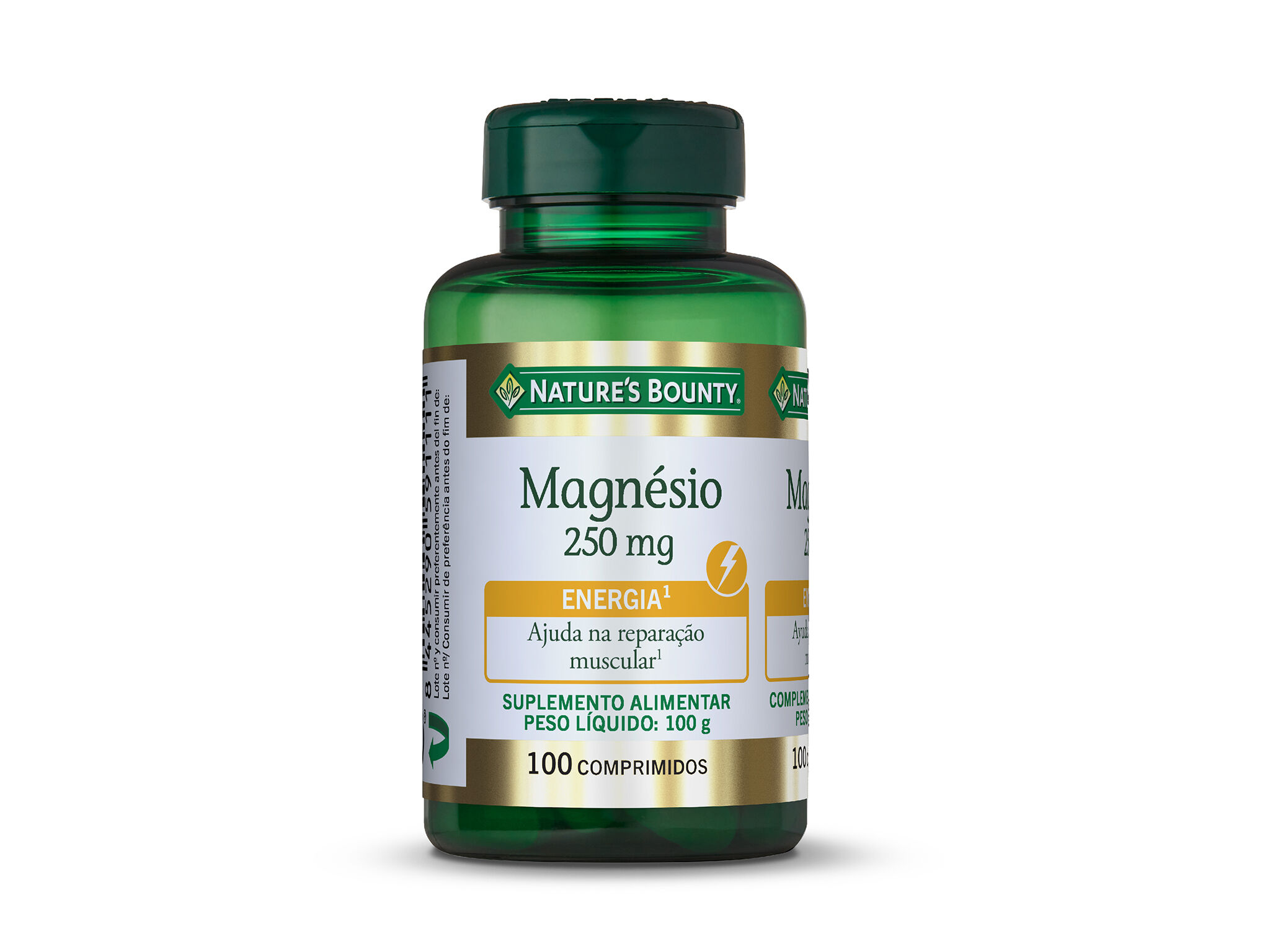 SUPLEMENTO NATURE?S BOUNTY MAGN&Eacute;SIO 250MG 100 CMP