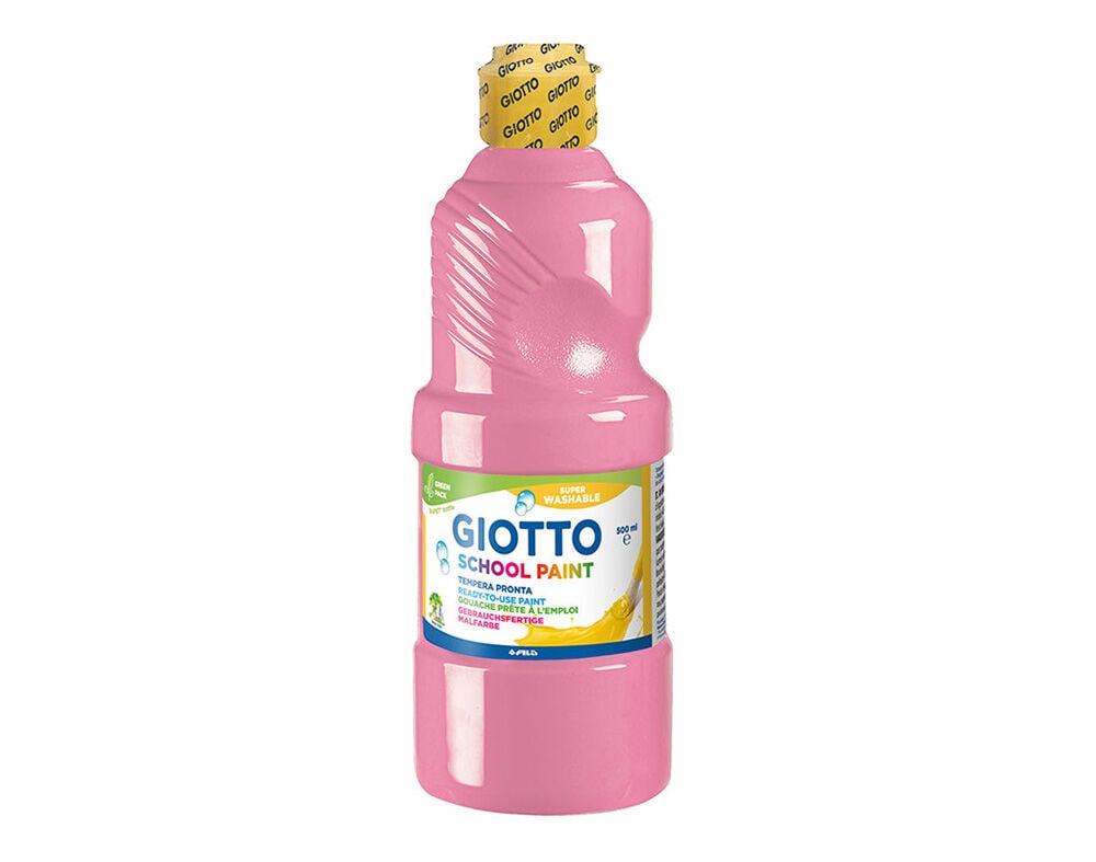 GUACHE SCHOOL PAINT GIOTTO ROSA 500ML
