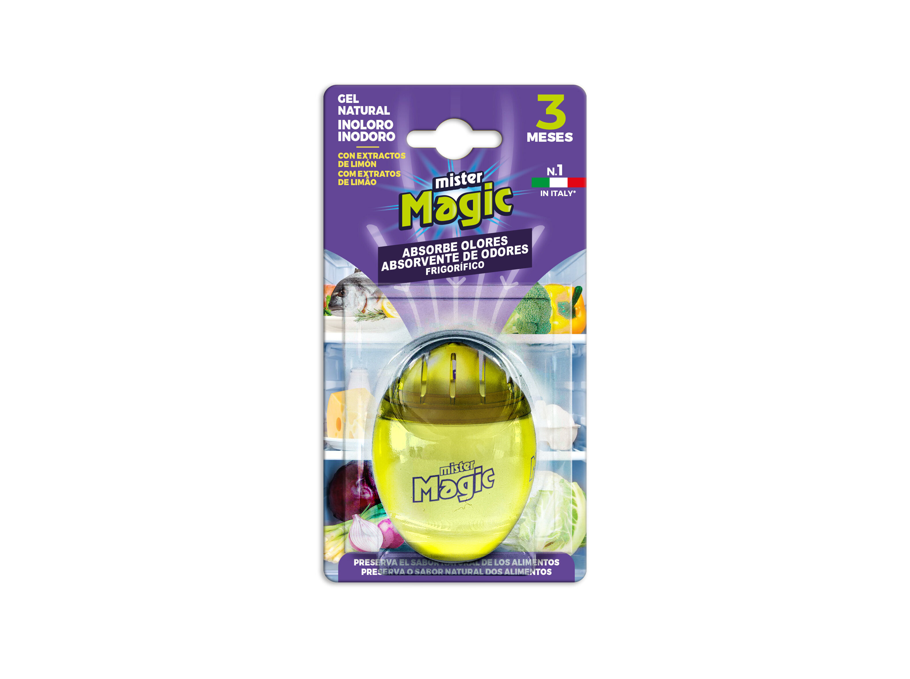 ABSORVENTE MISTER MAGIC ODOR PARA FRIGOR&Iacute;FICO UN