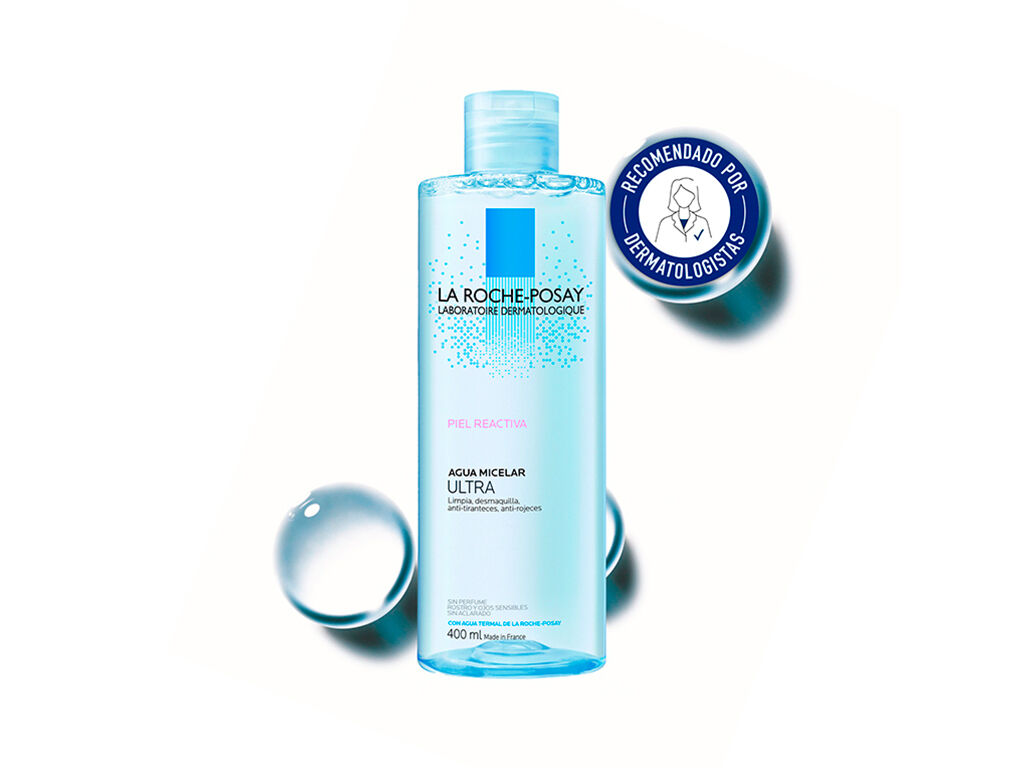 &Aacute;GUA MICELAR LA ROCHE POSAY PELE REACTIVA 400ML image number 0