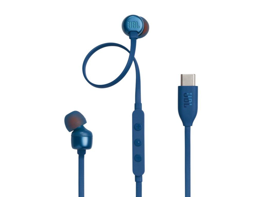 AURICULARES COM FIO JBL T310C BLU AZUL C/MICRO image number 0