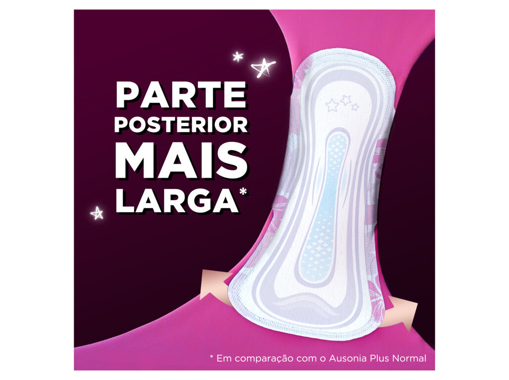 PENSOS HIGI&Eacute;NICOS ULTRAFINA PLUS NOITE AUSONIA 10 UN image number 4