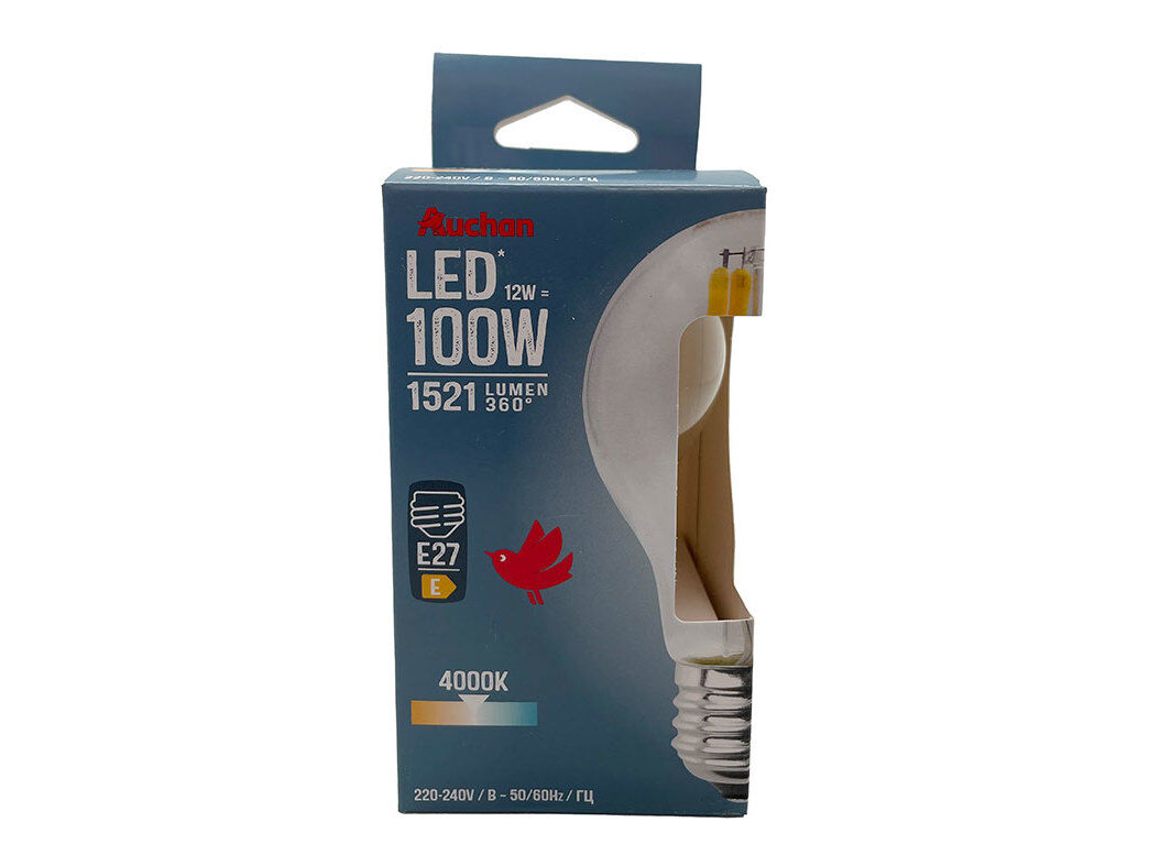 L&Acirc;MPADA LED STANDARD AUCHAN E27 100W LUZ BRANCA CLARA