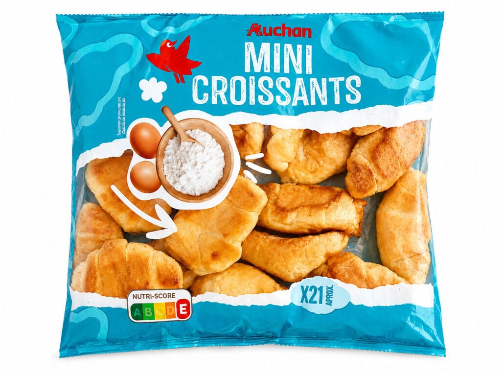 CROISSANTS AUCHAN 270G (21UN APROX)