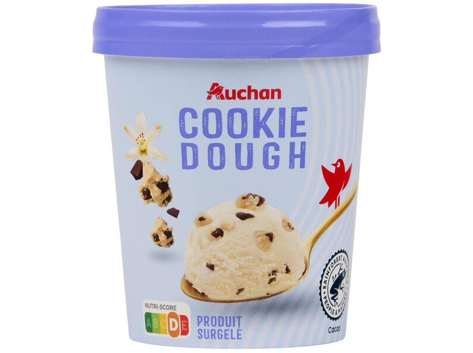 GELADO AUCHAN COOKIE DOUGH 500ML