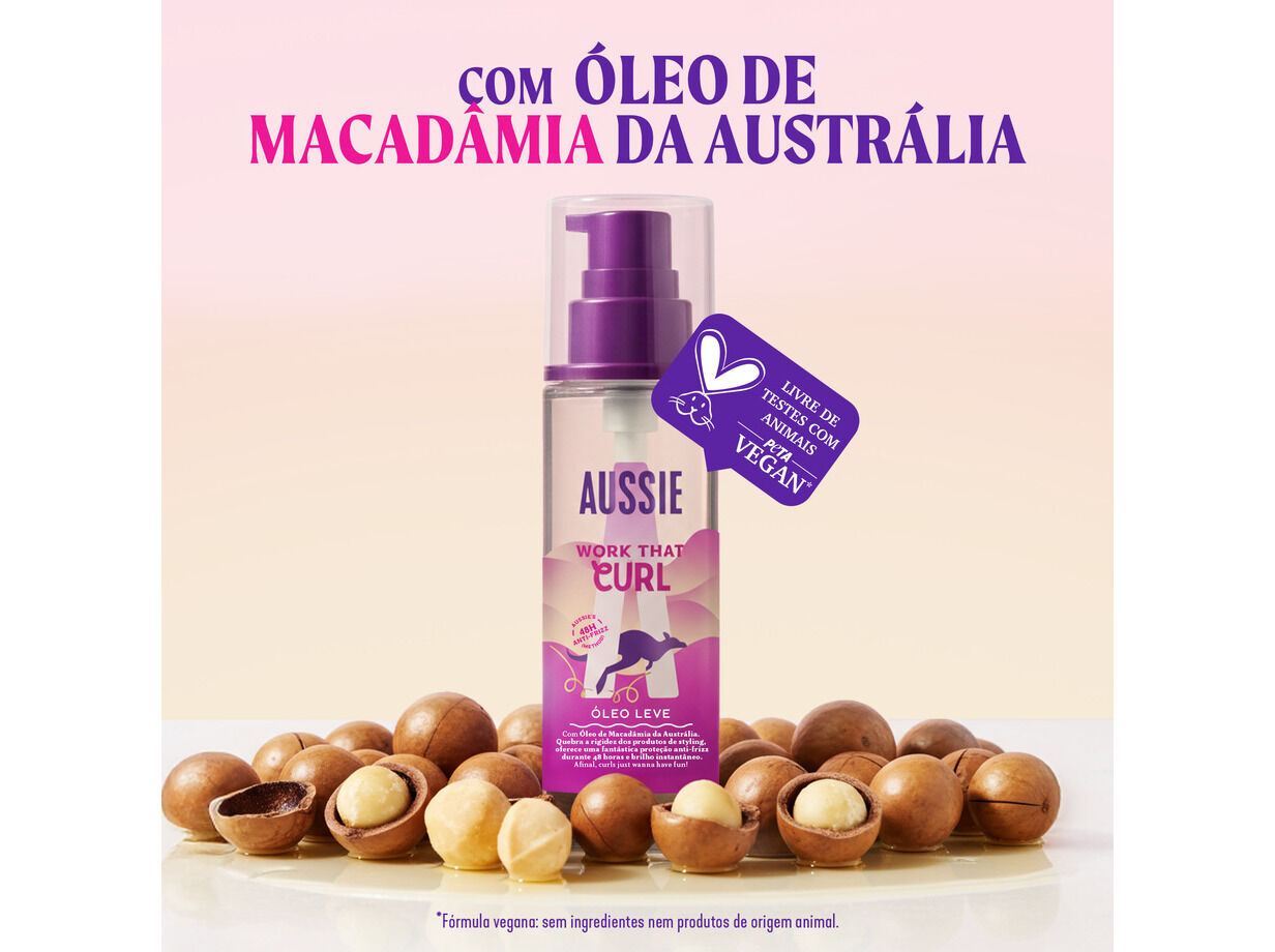 &Oacute;LEO CABELO AUSSIE BRILHO CARAC&Oacute;IS 95 ML image number 3