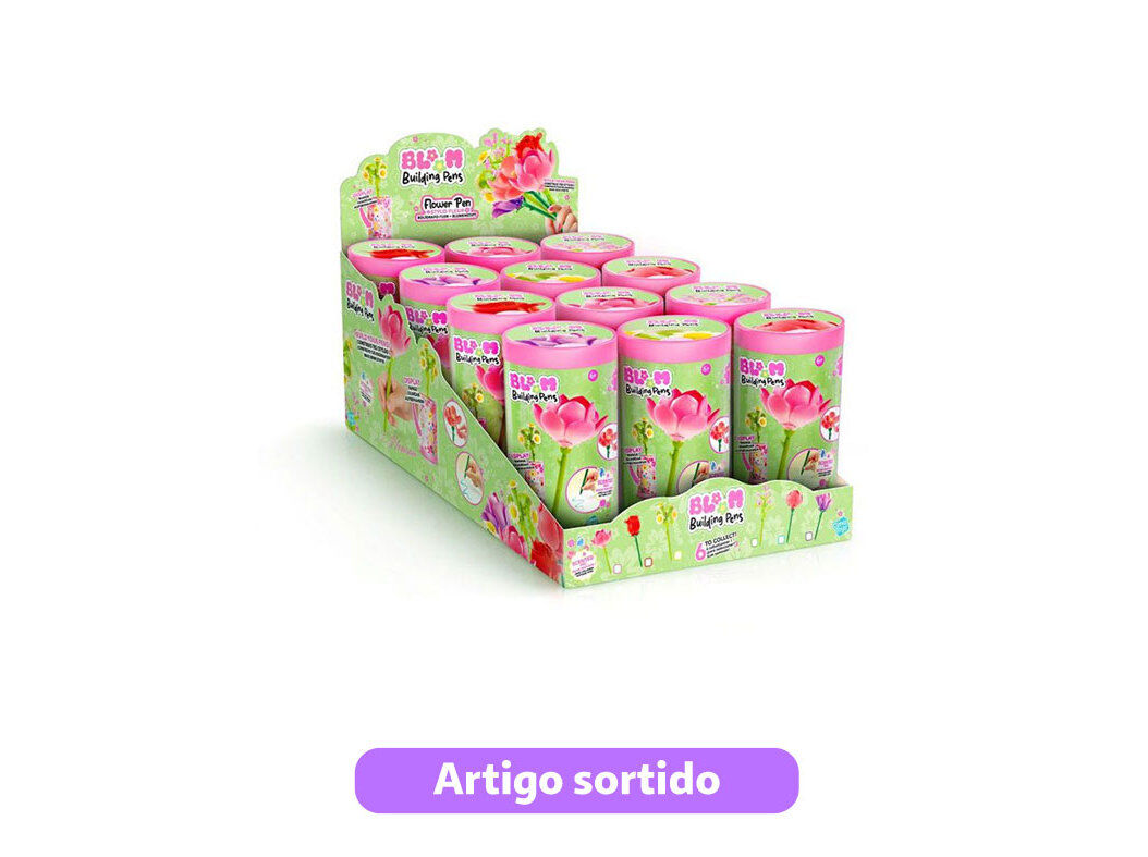CANETA FLOR BLOOM BUILDING MODELOS SORTIDOS image number 0