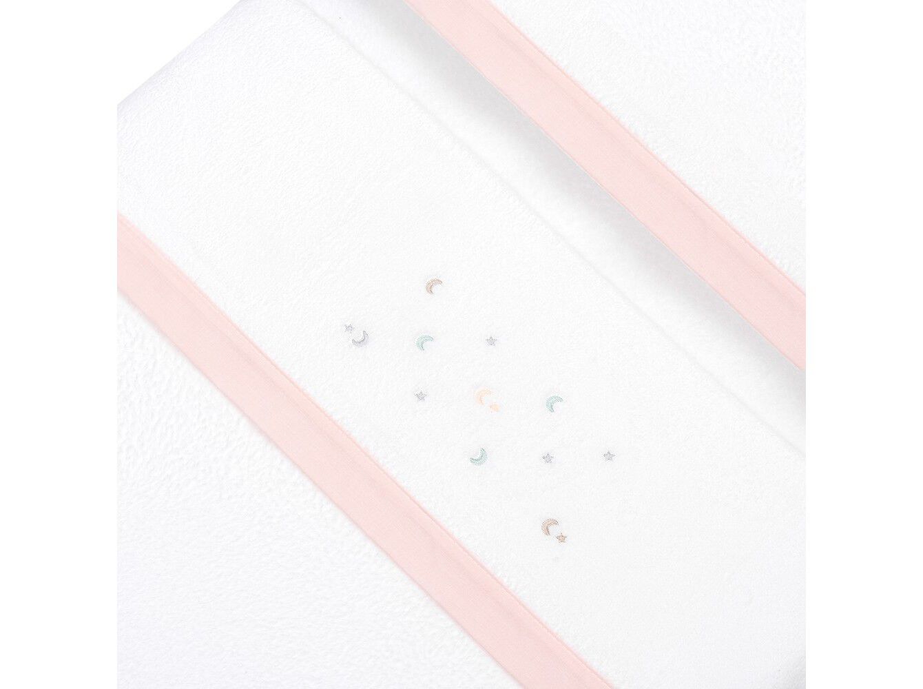 CONJUNTO LEN&Ccedil;OIS CAMA INTERBABY CORALINA BRANCO/ROSA image number 2