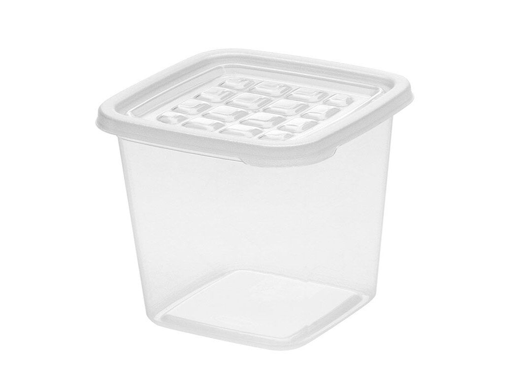 CONJUNTO 4 CAIXAS CONSERVA&Ccedil;&Atilde;O QUADRADAS AUCHAN ESSENCIAL PL&Aacute;STICO 1.1L image number 0