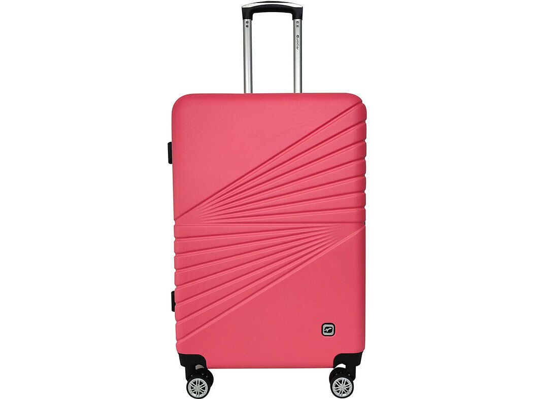MALA DE VIAGEM GRANDE R&Iacute;GIDA AIRPORT ROSA 8 RODAS 70X45X27CM image number 0