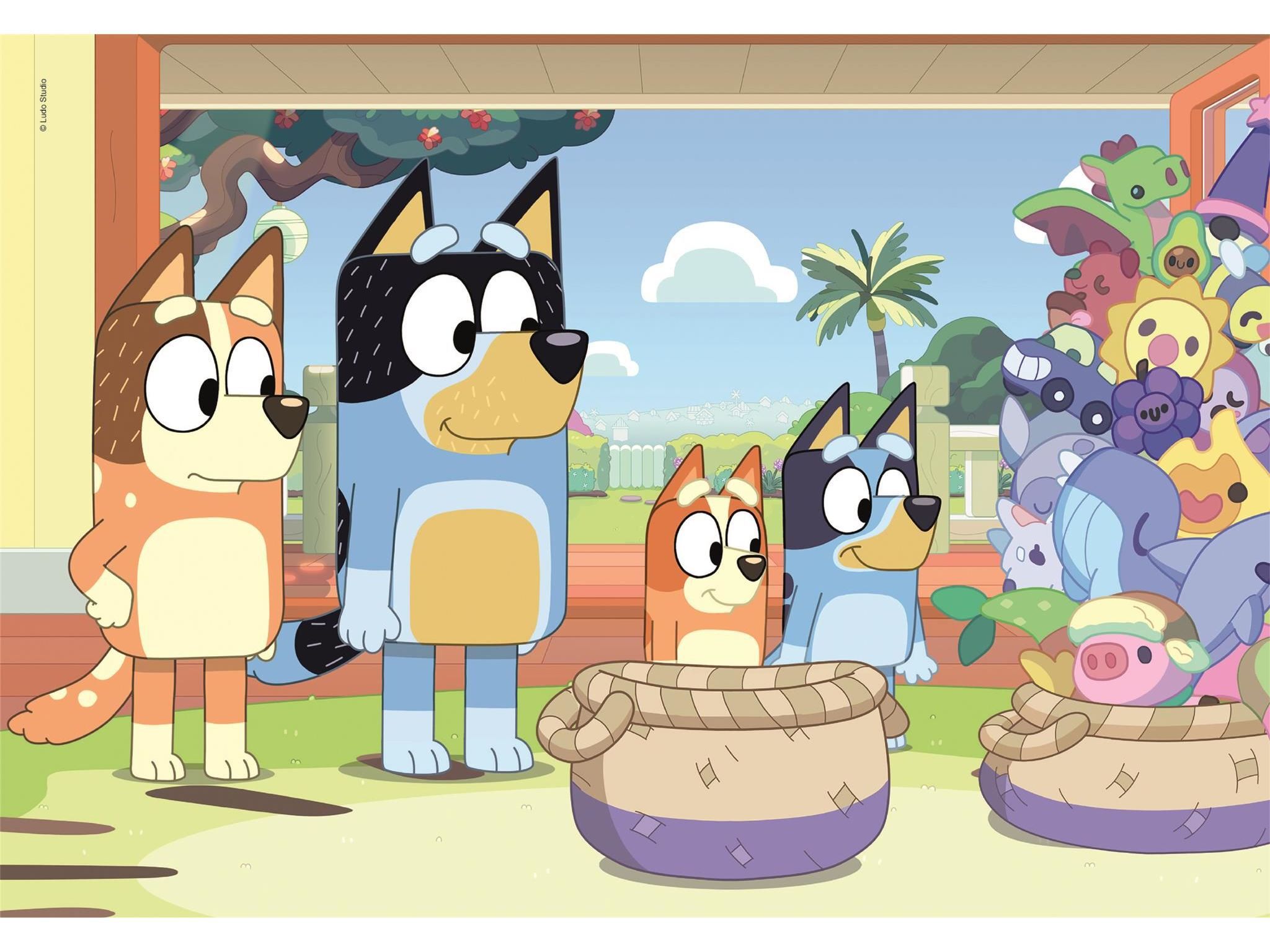 PUZZLE BLUEY CLEMENTONI 2X20 PE&Ccedil;AS